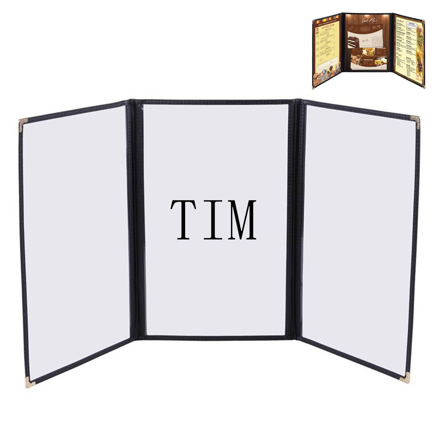 A4 PVC Cafe Menu 3