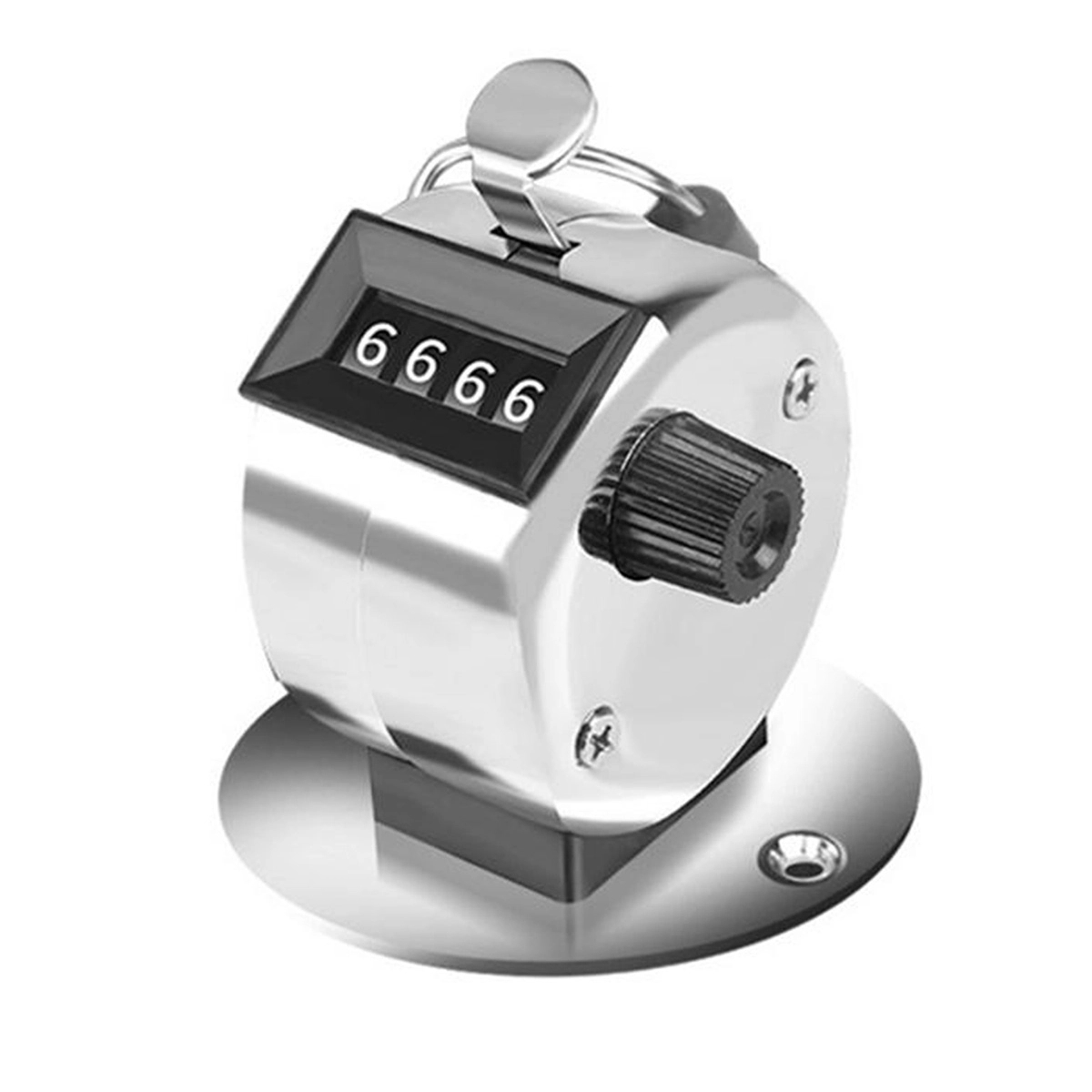 4 Digits Number Metal Clicker Golf Hand Tally Click Counter 1