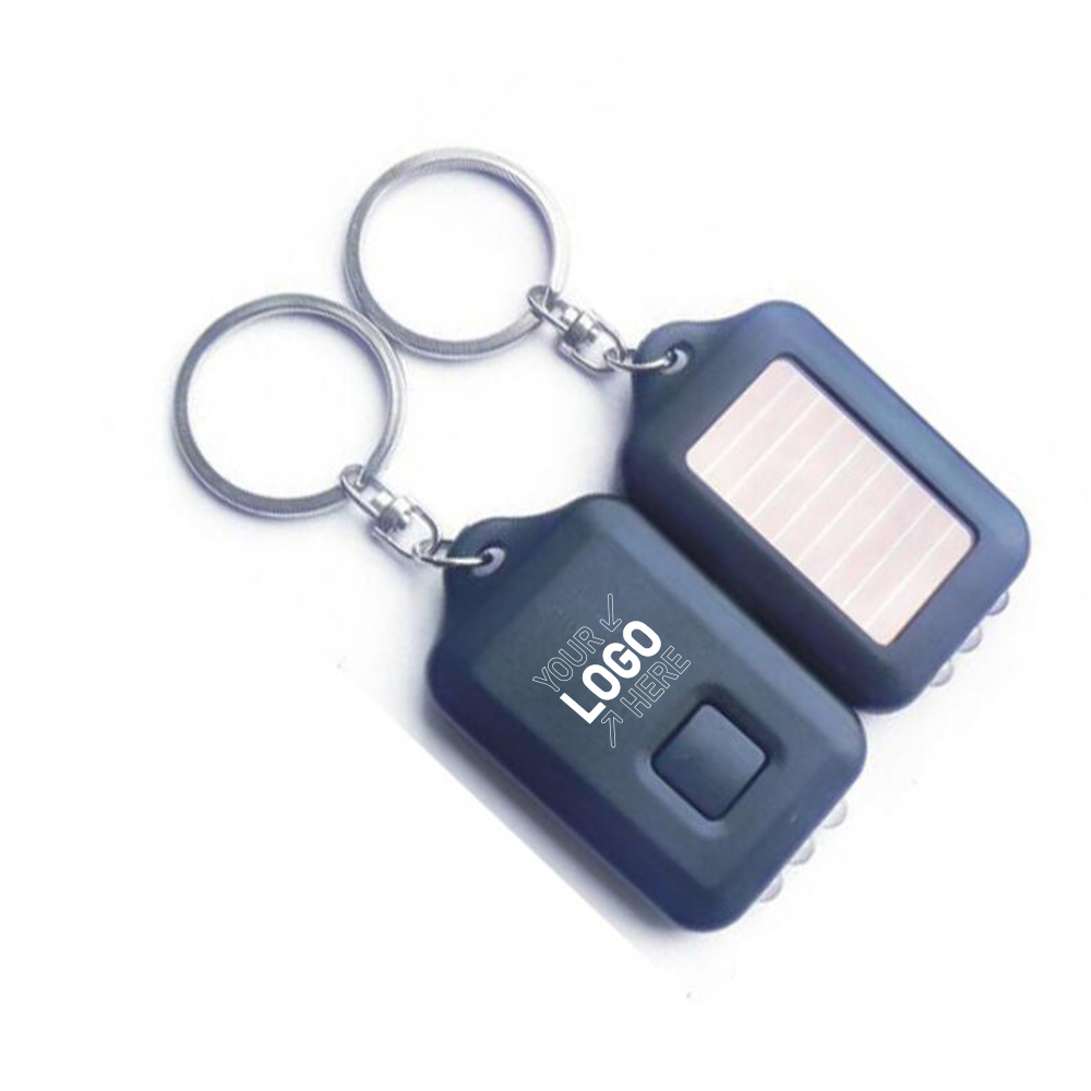 Solar Flashlight Keychain 5