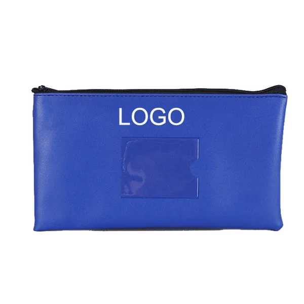 Vinyl Custom Bank Bag - 11"w x 6"h 4