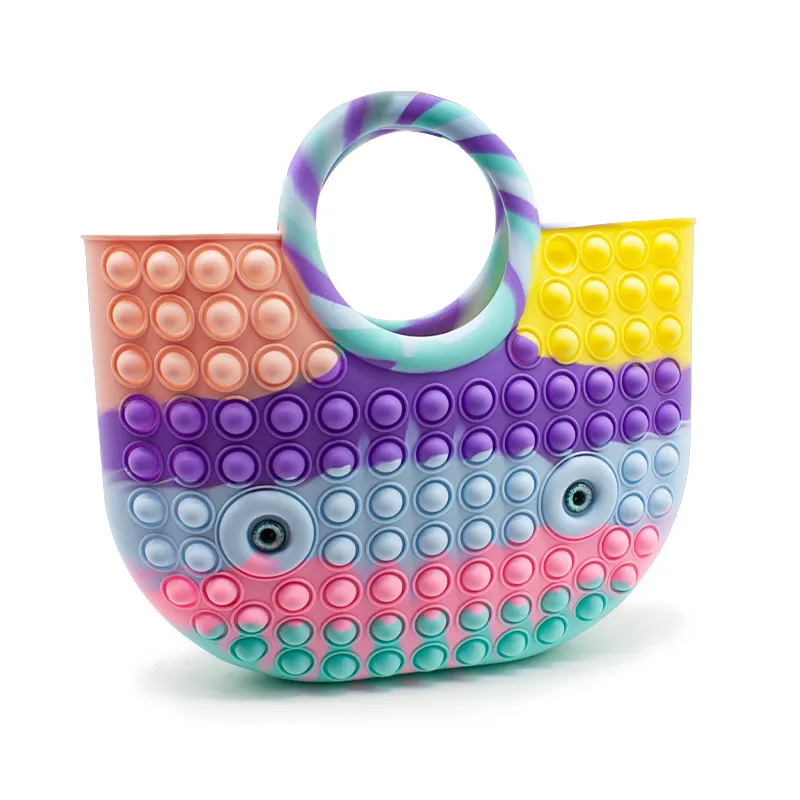 Duck Silicone Fidget Pop It Handbag 6
