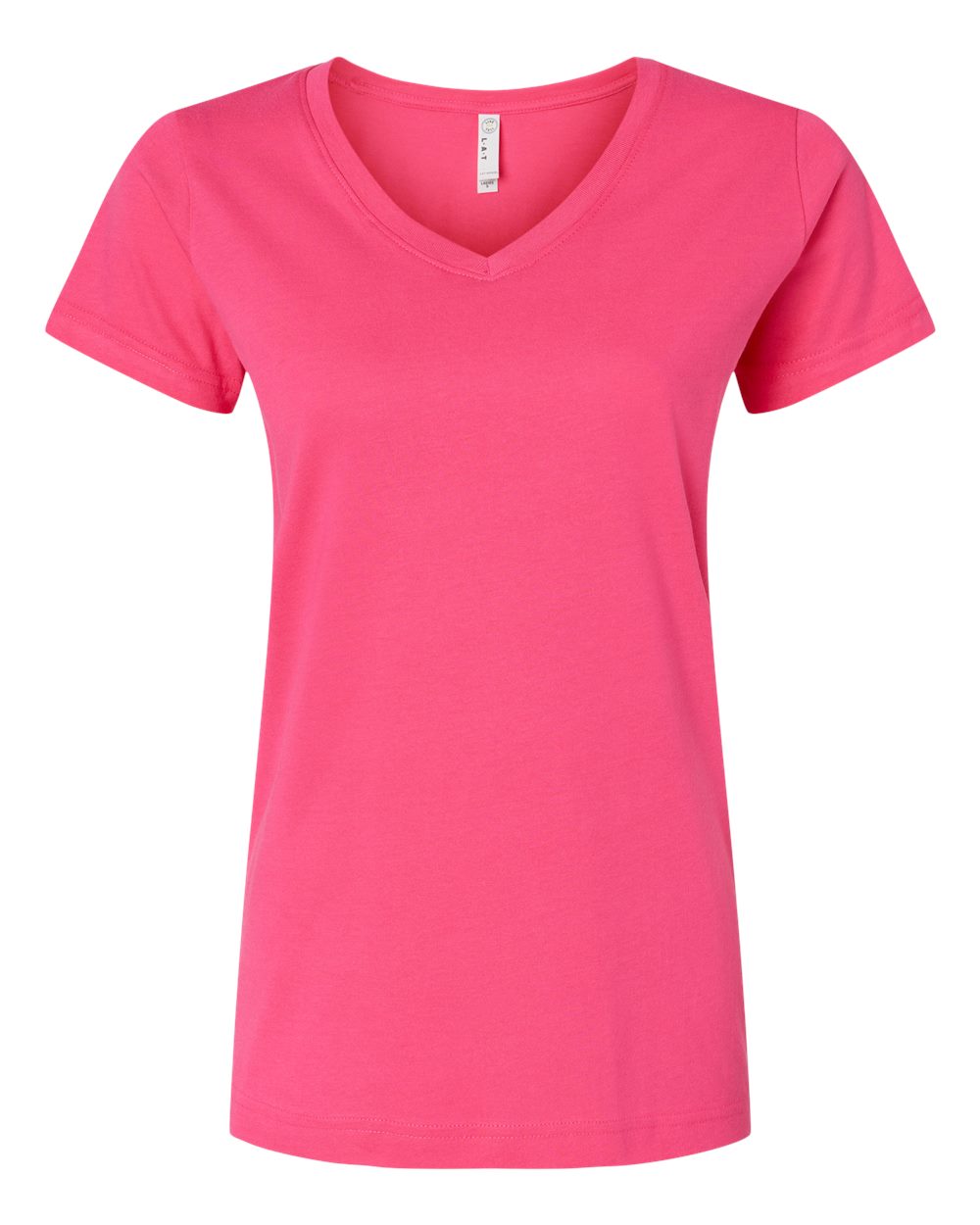 Women's Fine Jersey V-Neck Tee - 3507 92