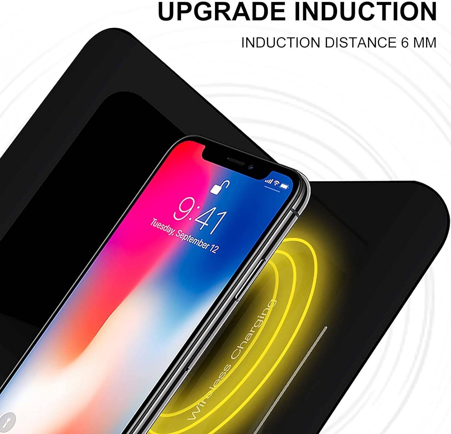 Fast Wireless Charging Station with Digital Clock 7