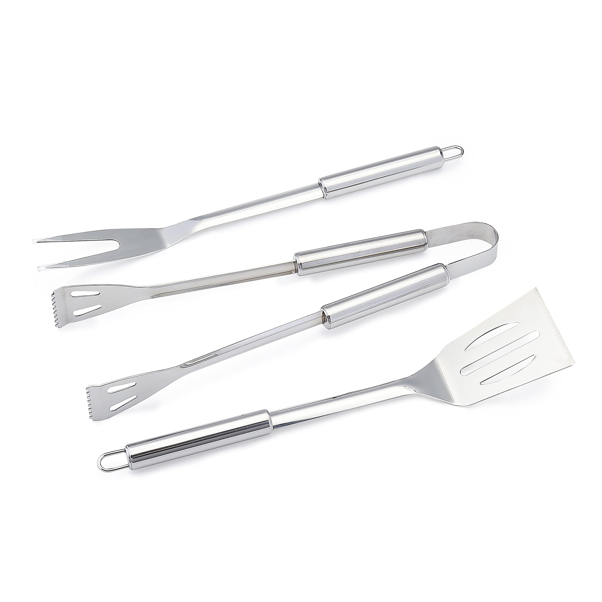Stainless Steel BBQ Tool Set with Cloth Carrying Bag 3
