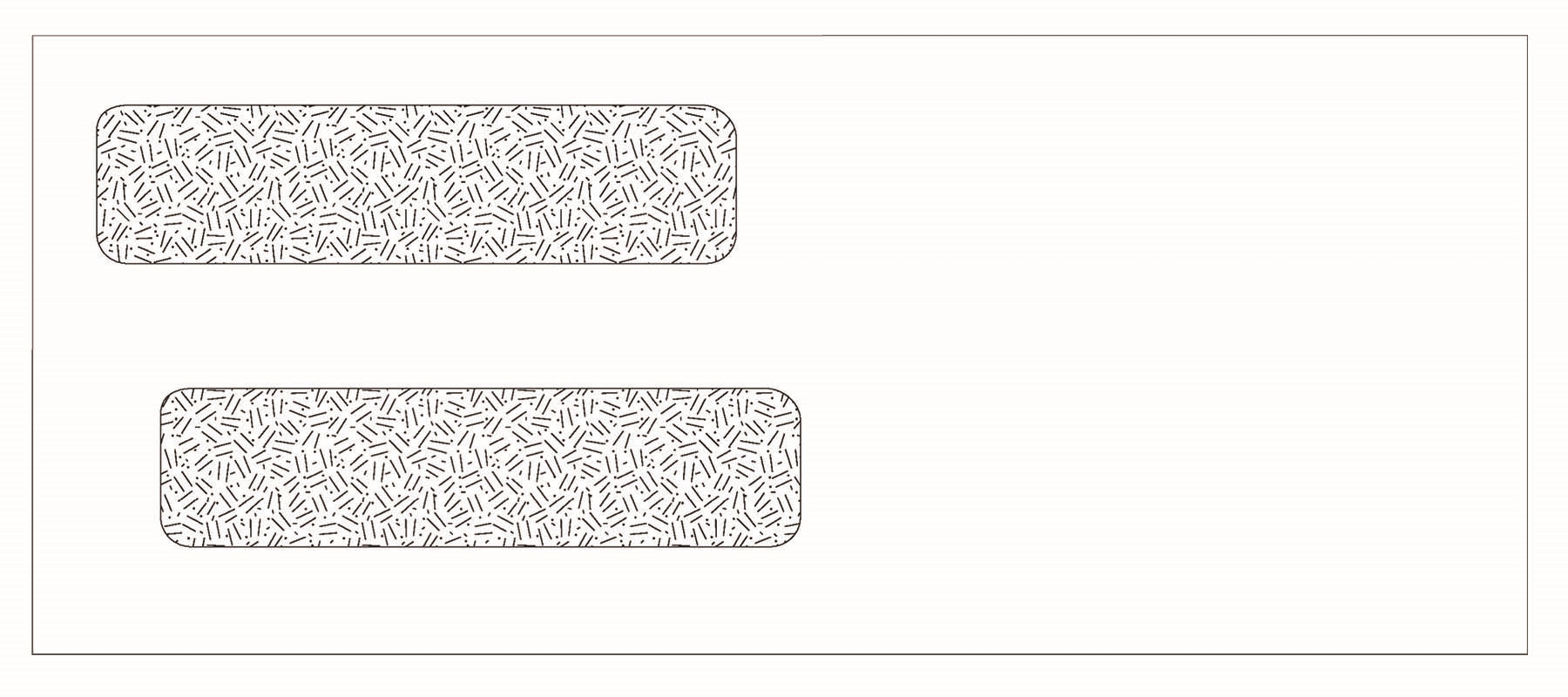 Envelopes, Double Window Confidential, Self-Seal 3