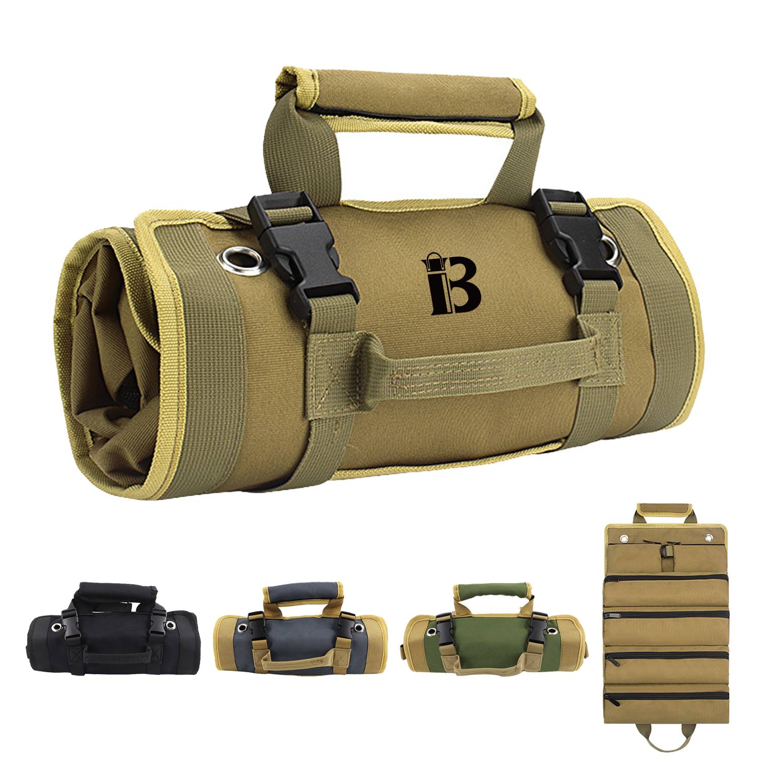 Heavy Duty Roll Up Organizer with 6 Tool Bag 4