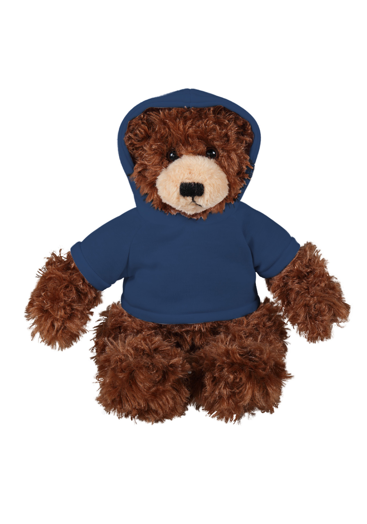 soft plush  Chocolate Brandon Bear with hoodie 11