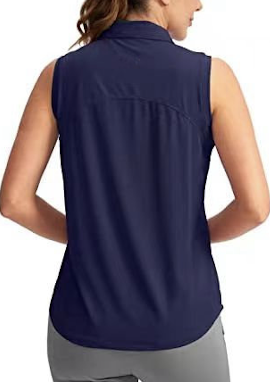 Women'S Sleeveless Golf Shirt 4