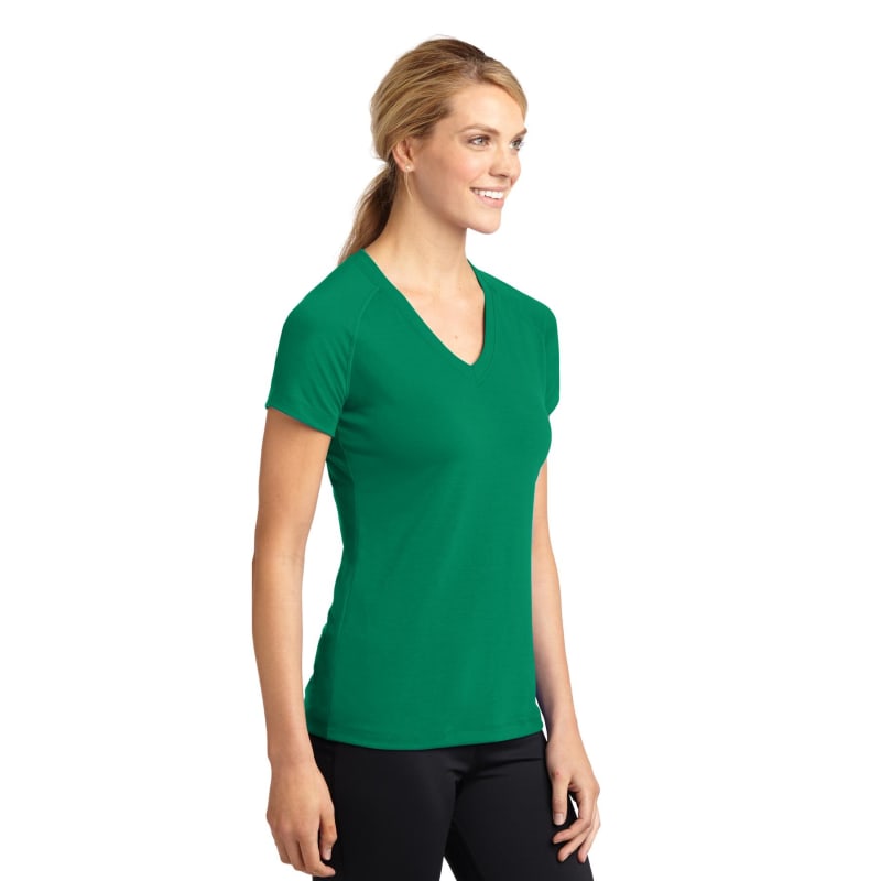 Sport-Tek Women's Ultimate Performance V-Neck. 27
