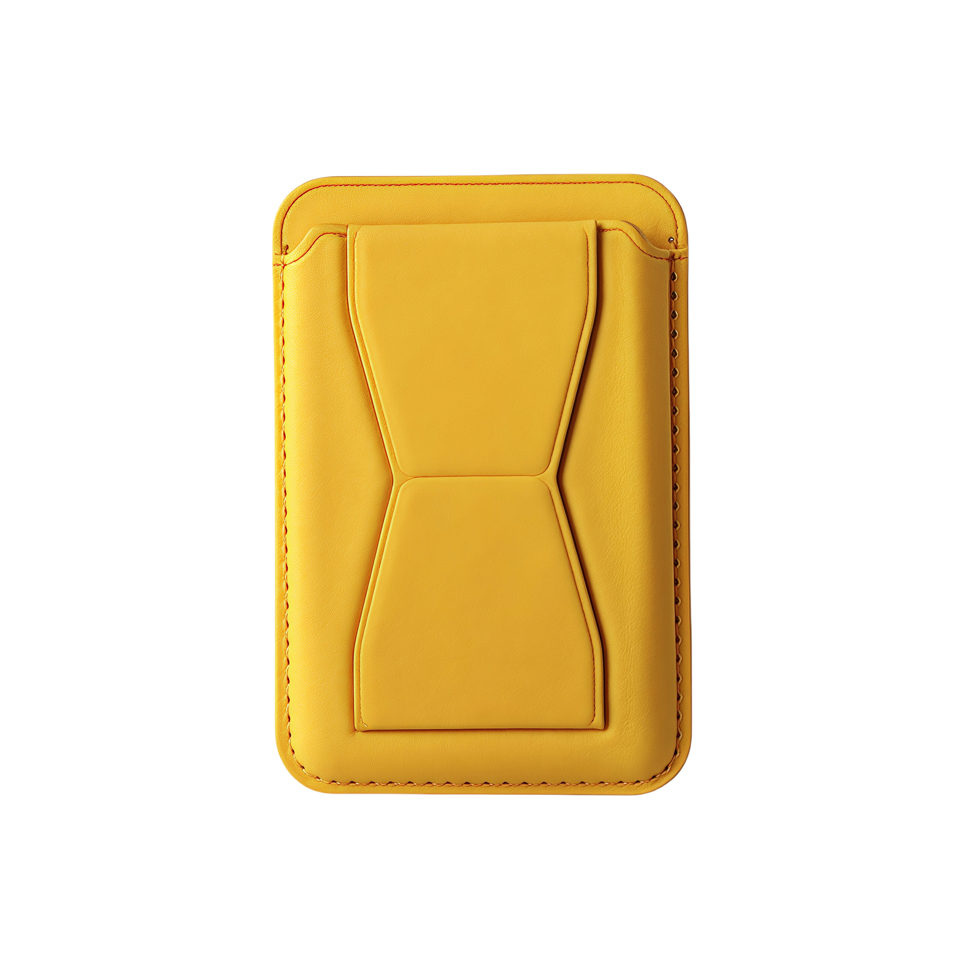 MagSafe Foldable PU Leather Card Holder Stand for Phone with Strong Magnetic Insert and Kickstand 9