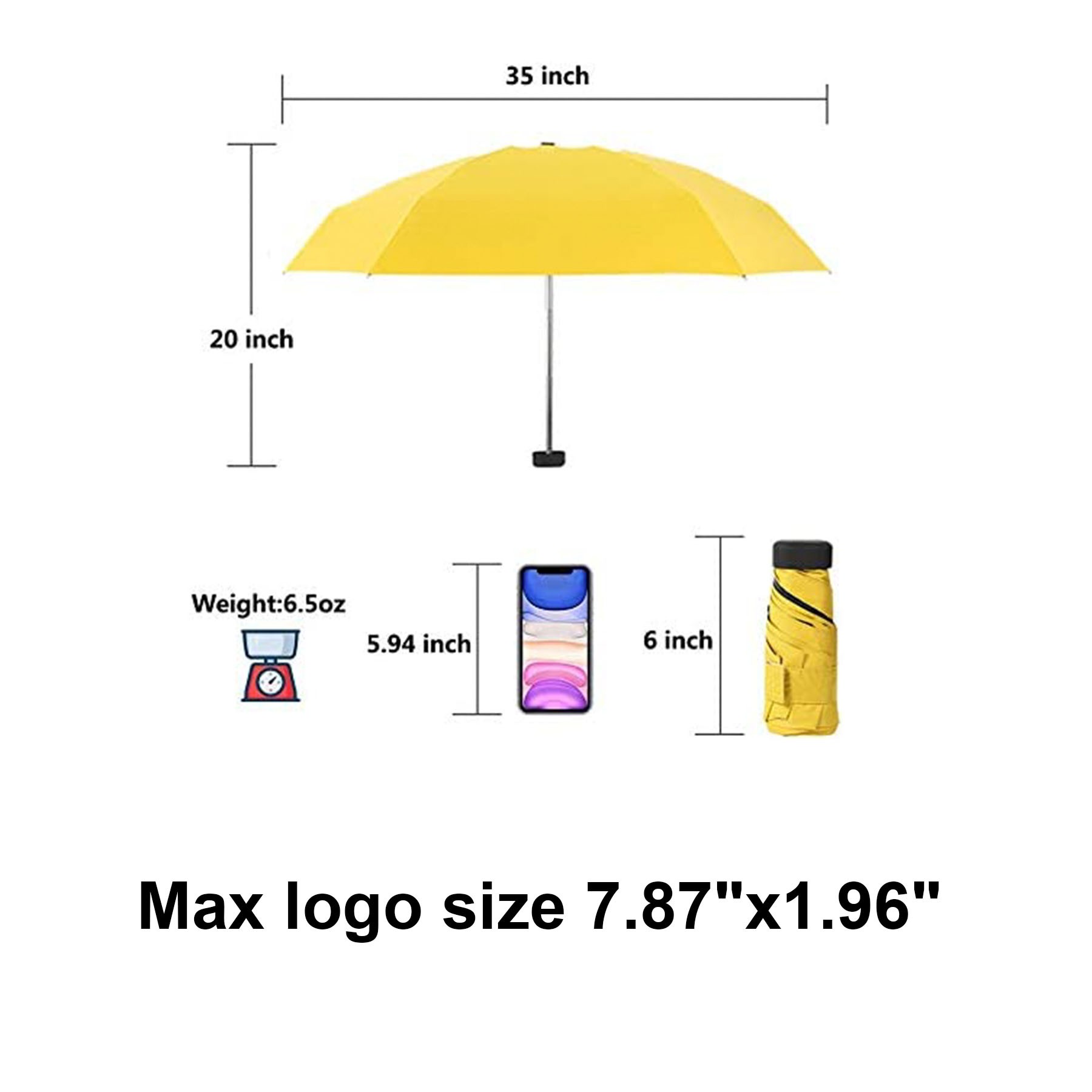 Mini Compact Folding Pocket Umbrella 2