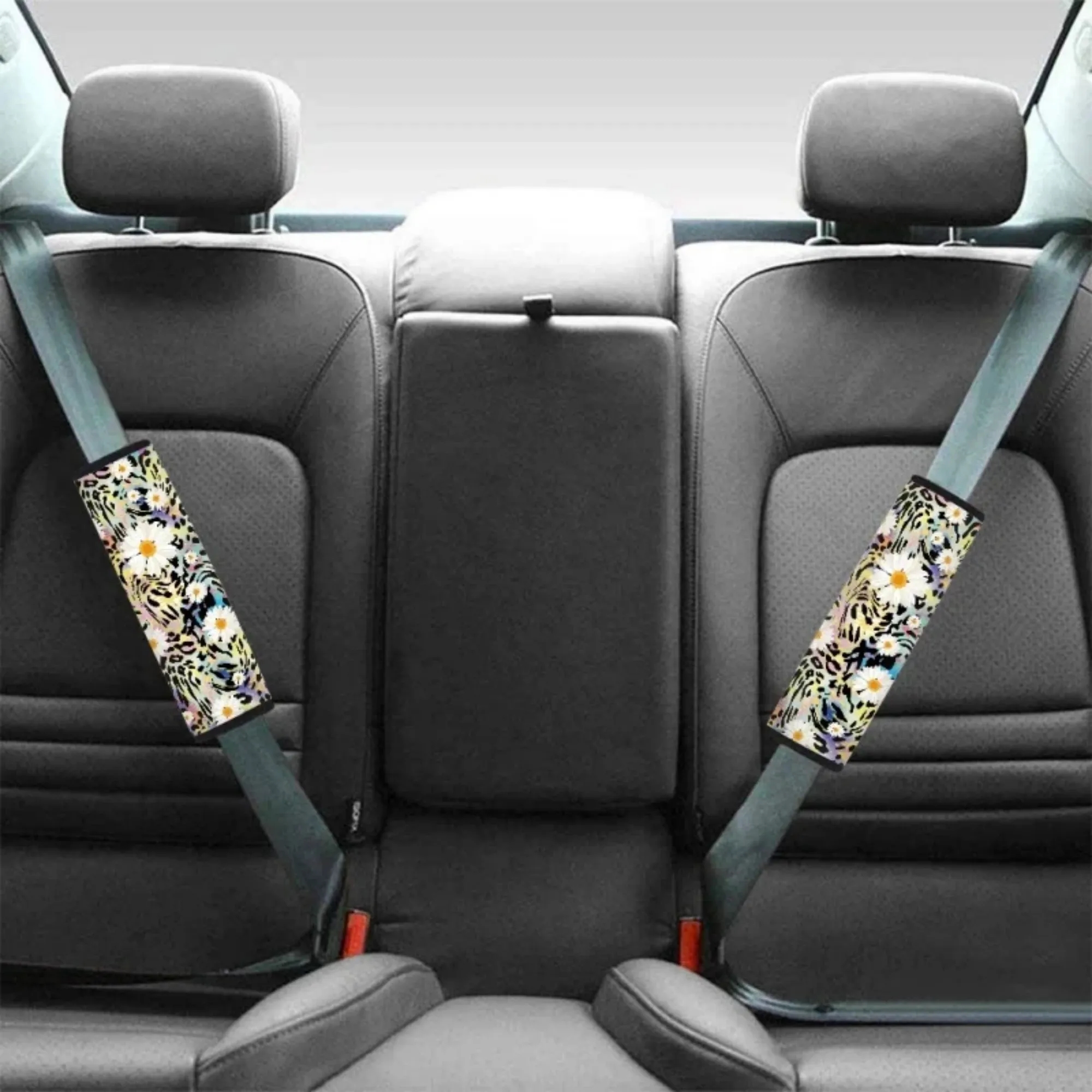 Custom Full Color Car Seat Belt Cover Automotive Interior 2