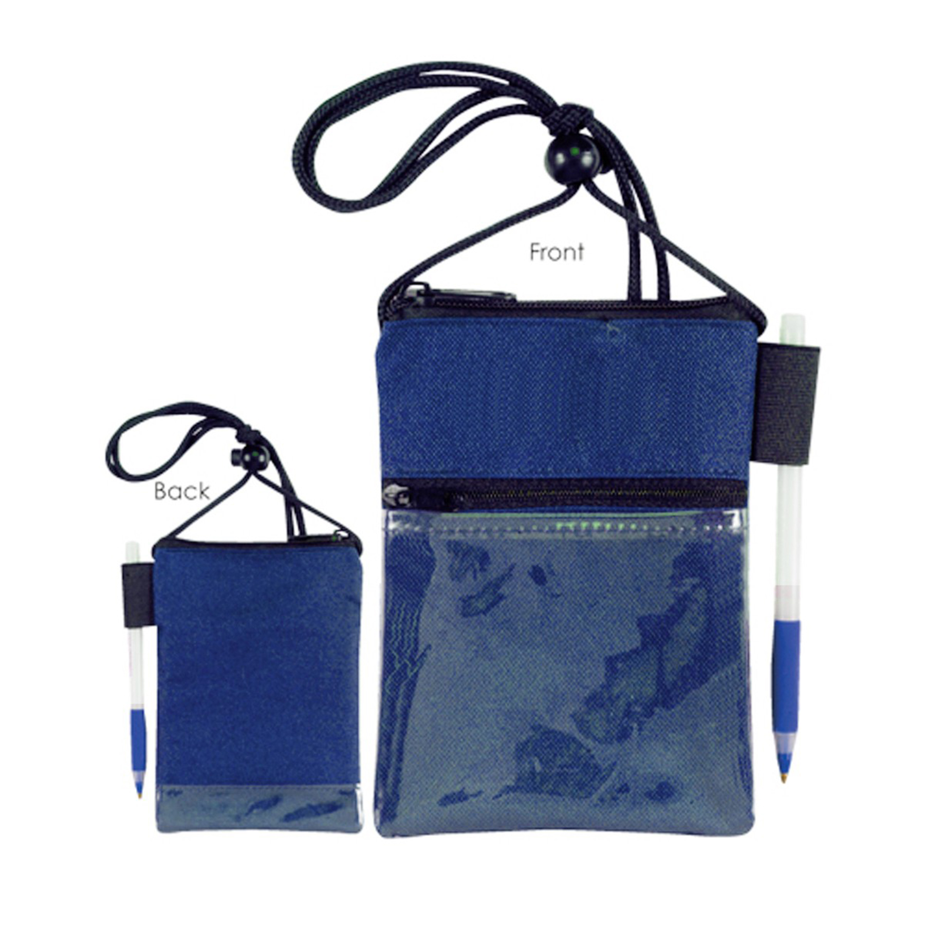 600 Denier Polyester Dual Zipper Pocket Badge Holder 8