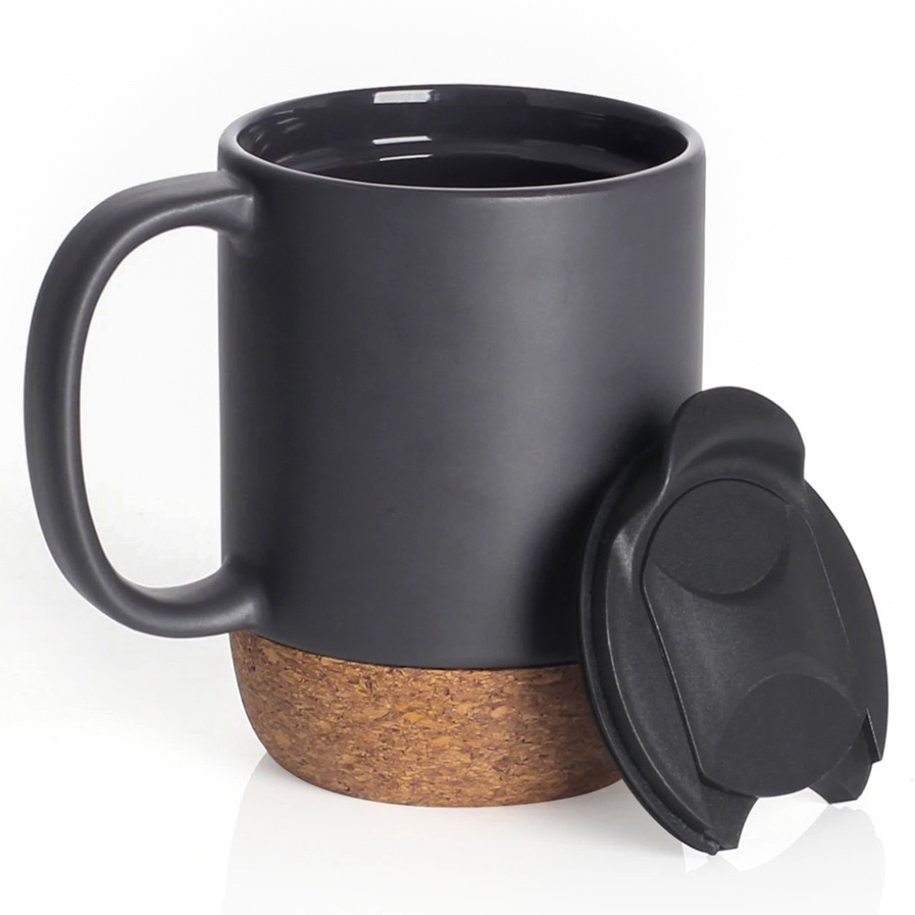 Detachable Cork Bottom Ceramic Cup 5