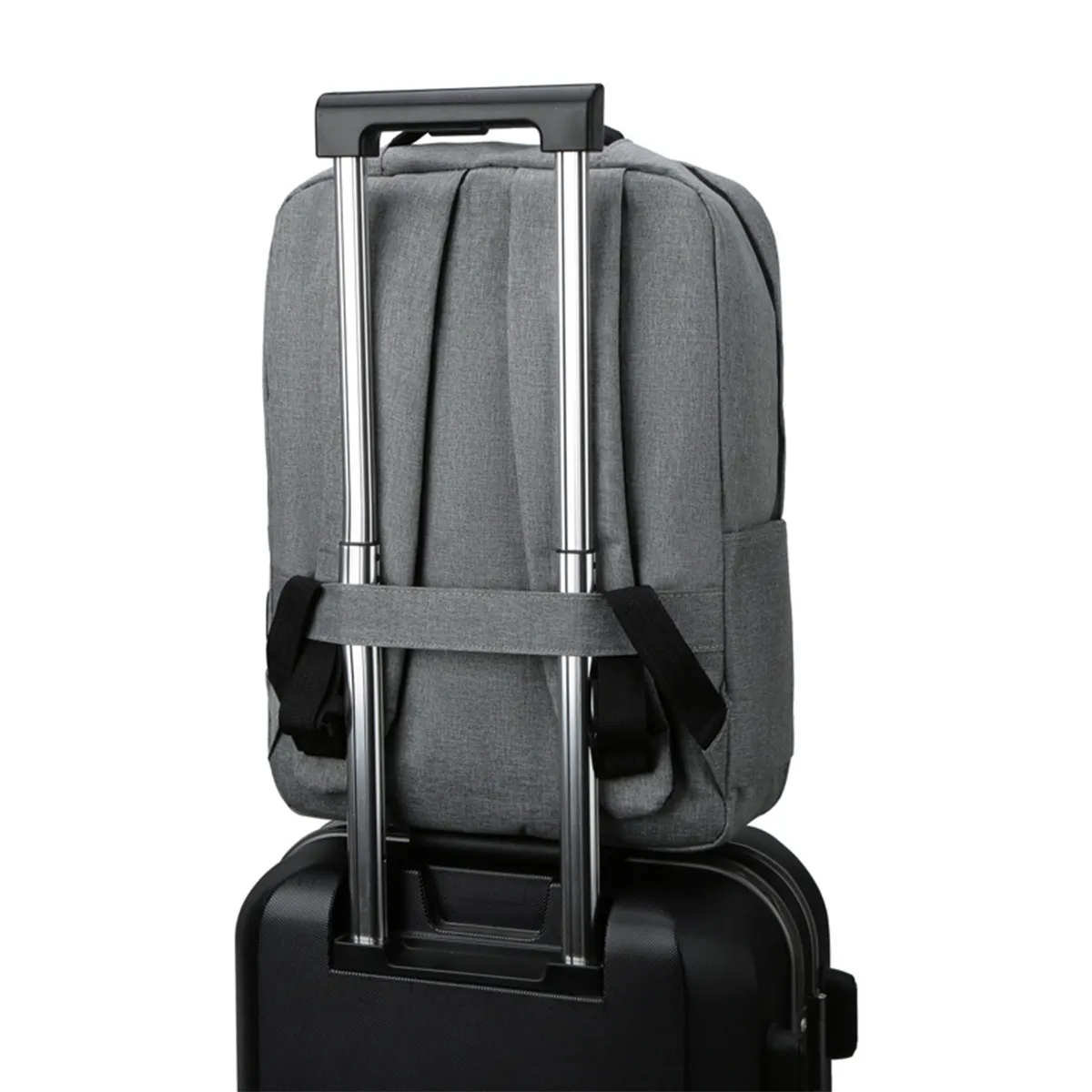 Waterproof Business Laptop Casual Backpack With USB Port 4