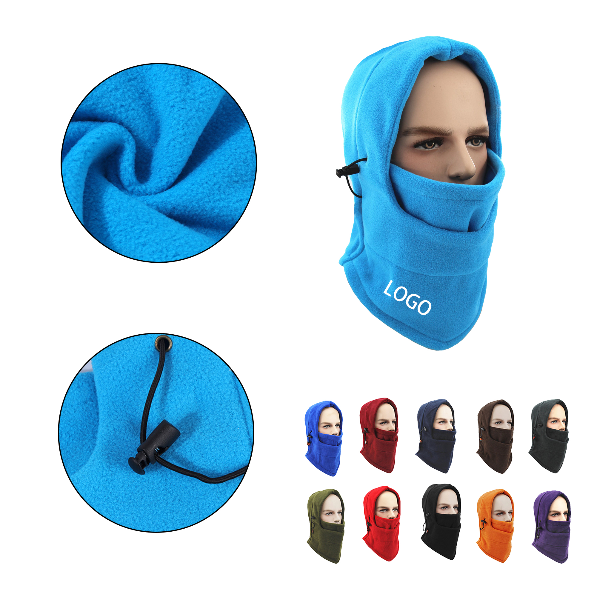 MOQ:10pcs Fleece Balaclava 1