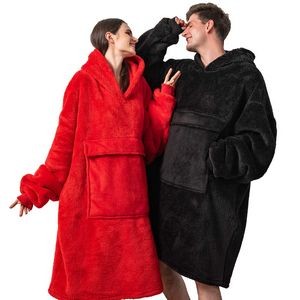 Comfortable Sherpa Wearable Blanket Sweatshirt 3