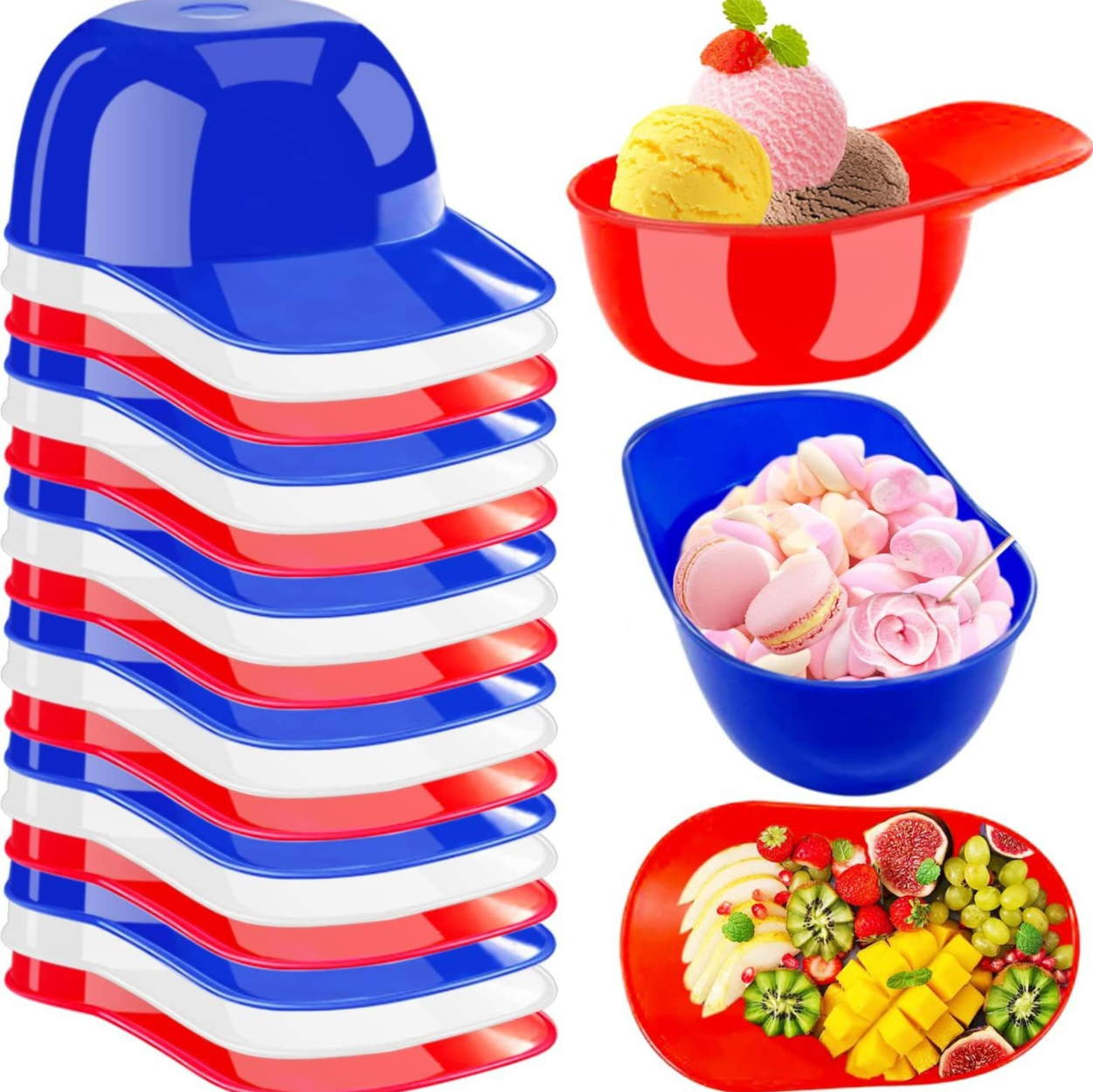 Baseball Cap Ice Cream Bowl 3