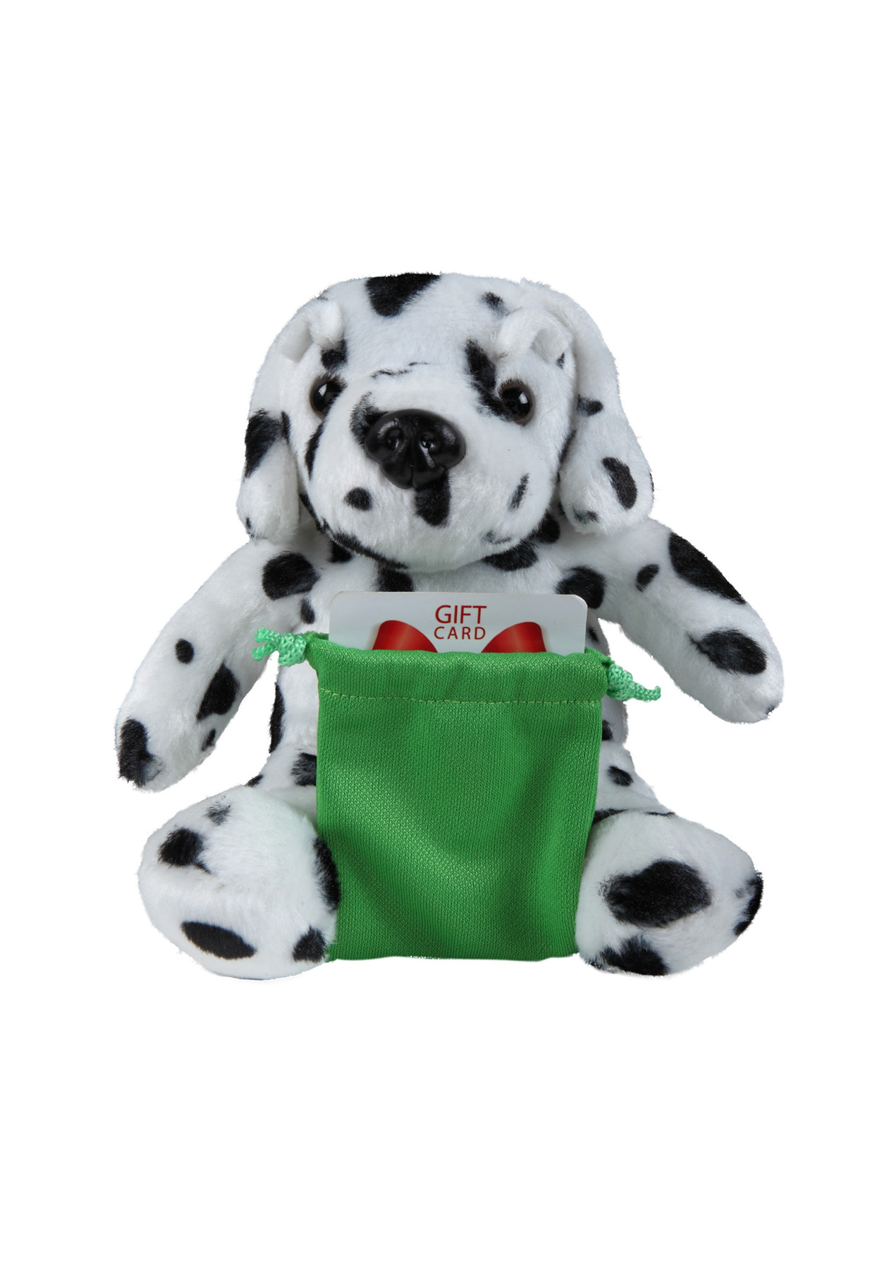 soft plush Dalmatian with gift card sack 4