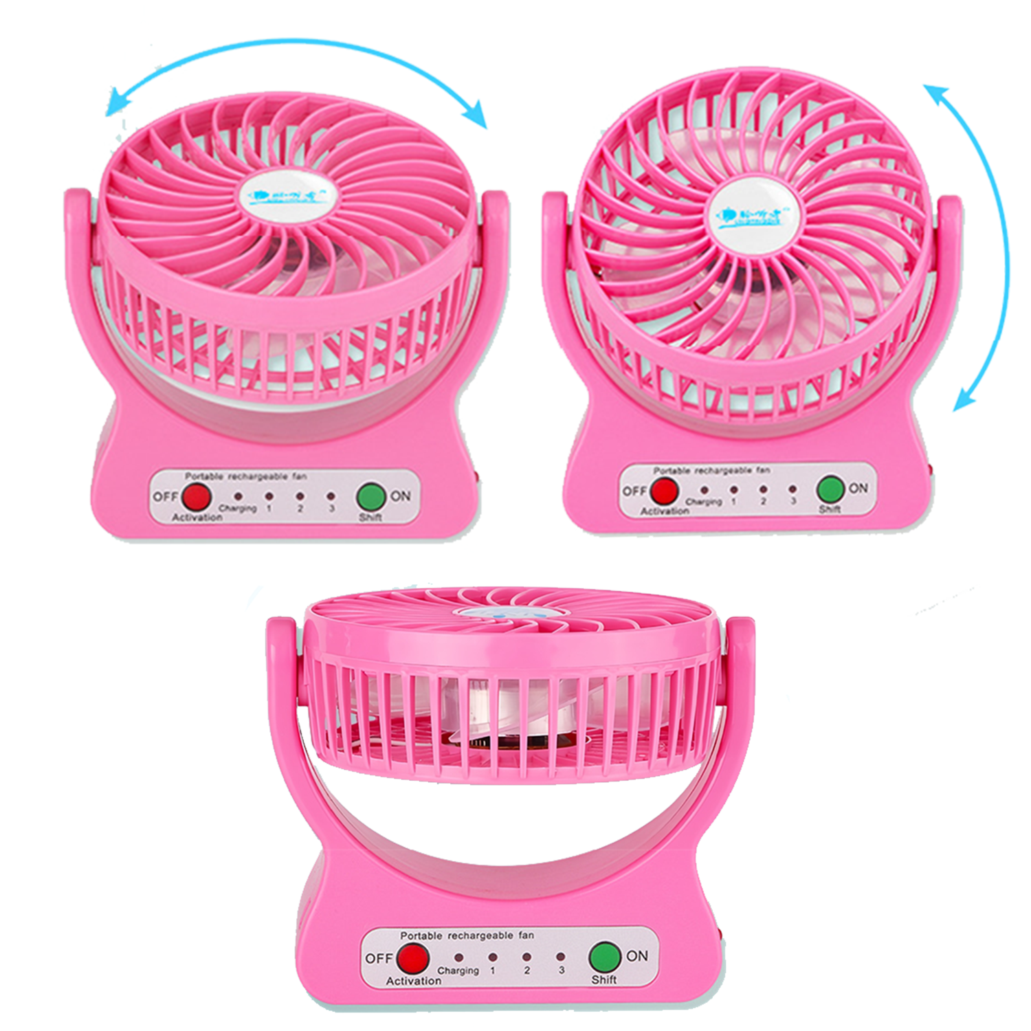 USB rechargeable portable mini fan 8