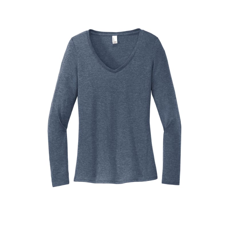 District Women's Perfect Tri Long Sleeve V-Neck Tee 8