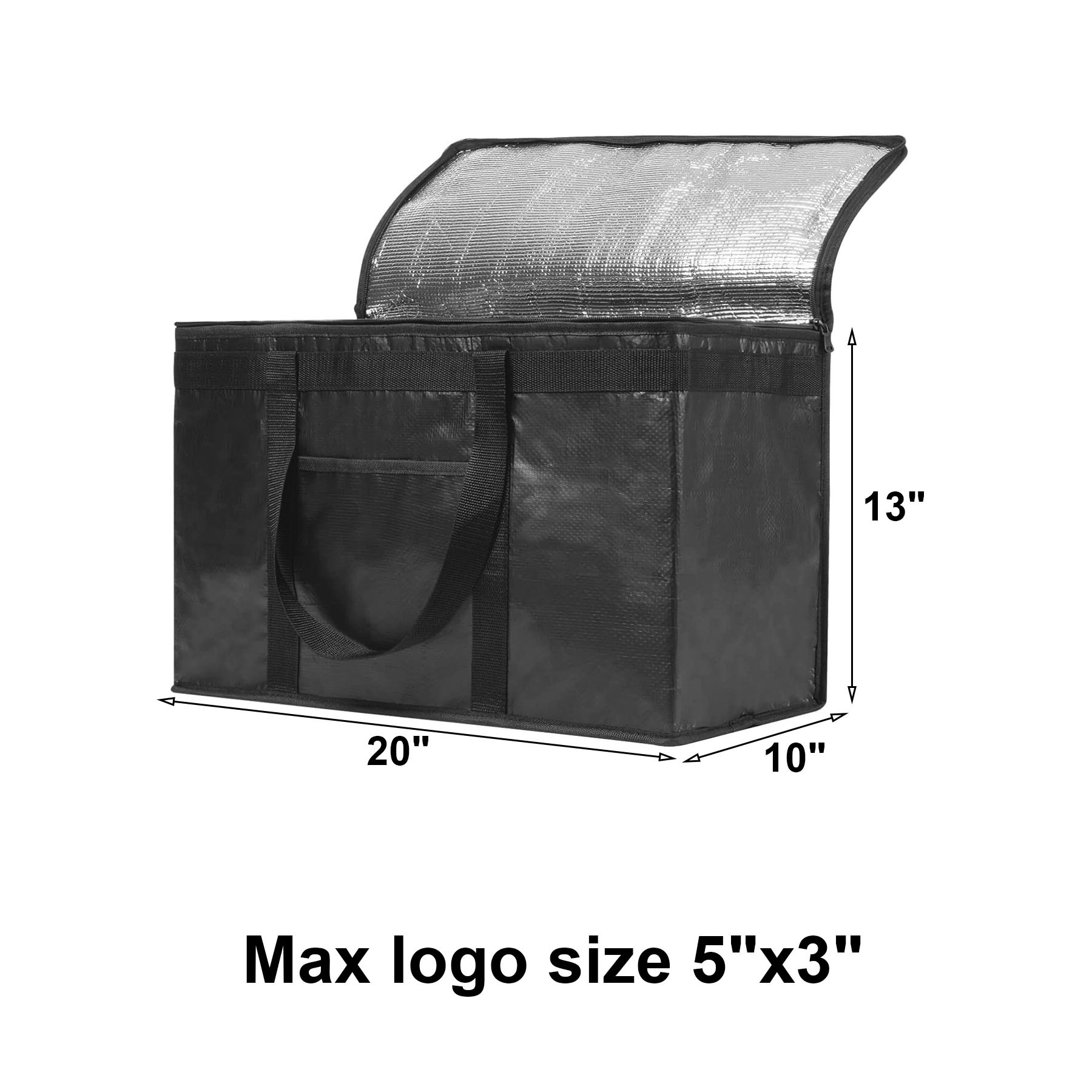 Commercial Insulated Bag for Groceries or Food Delivery 3