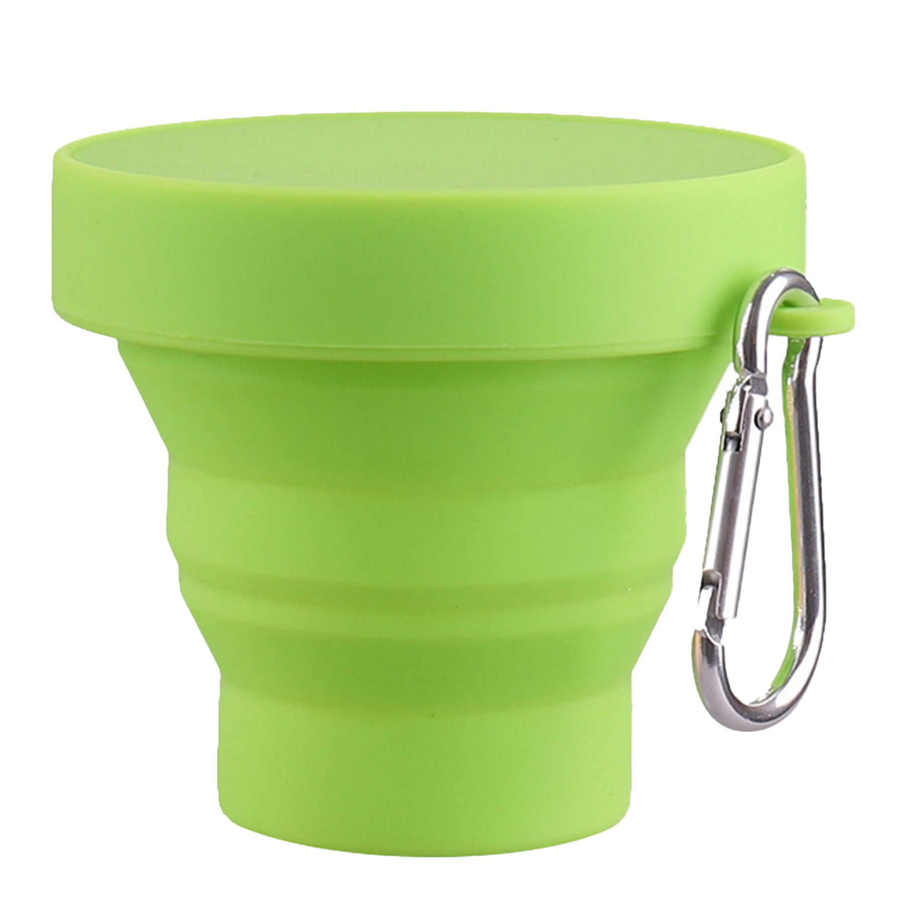 Folding Silicone Cup W/ Lids 2