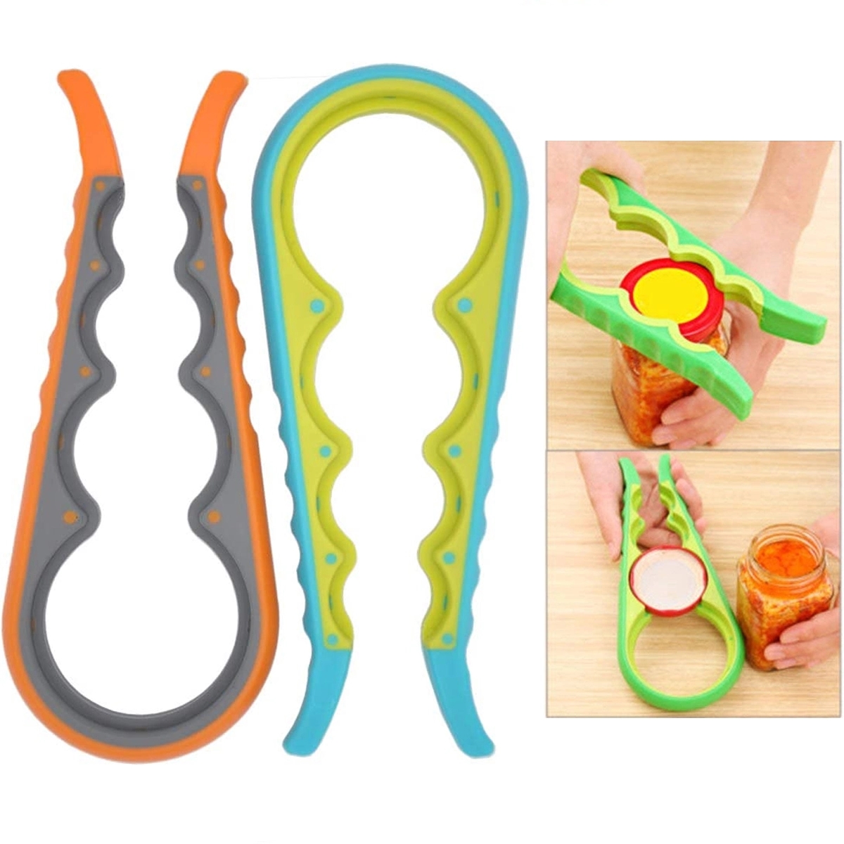 4 In 1 Multi Function Can Gripper Jar Bottle Openers 2