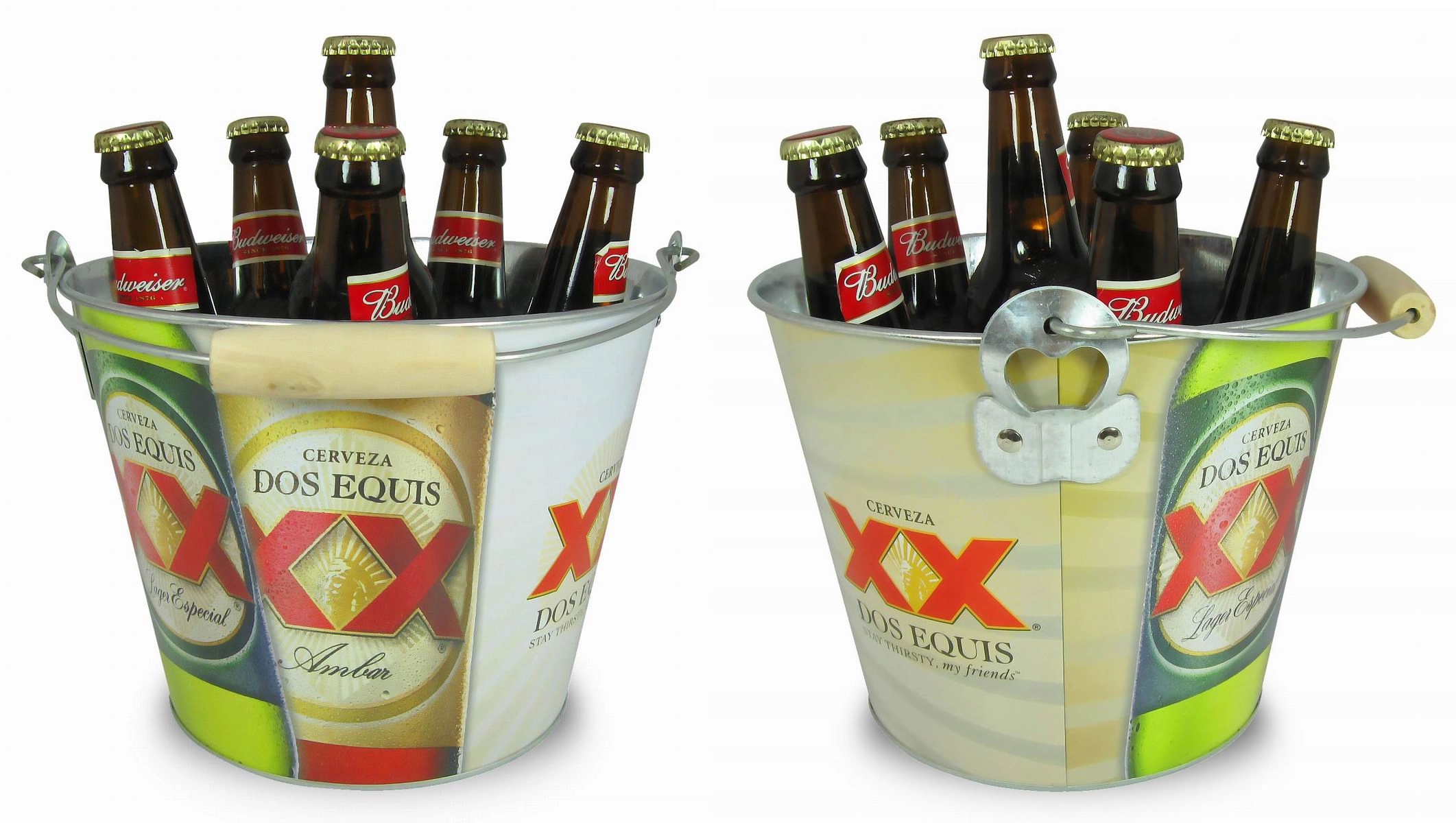 5 QT Galvanized Ice Bucket 2