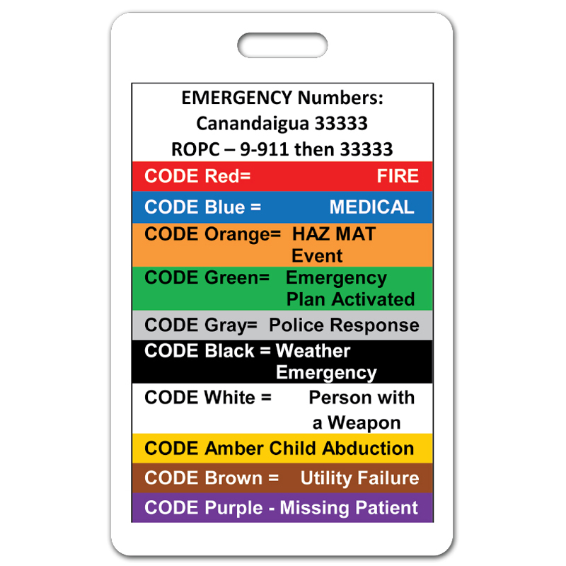 Badge, Hospital Emergency Alert/Code 2