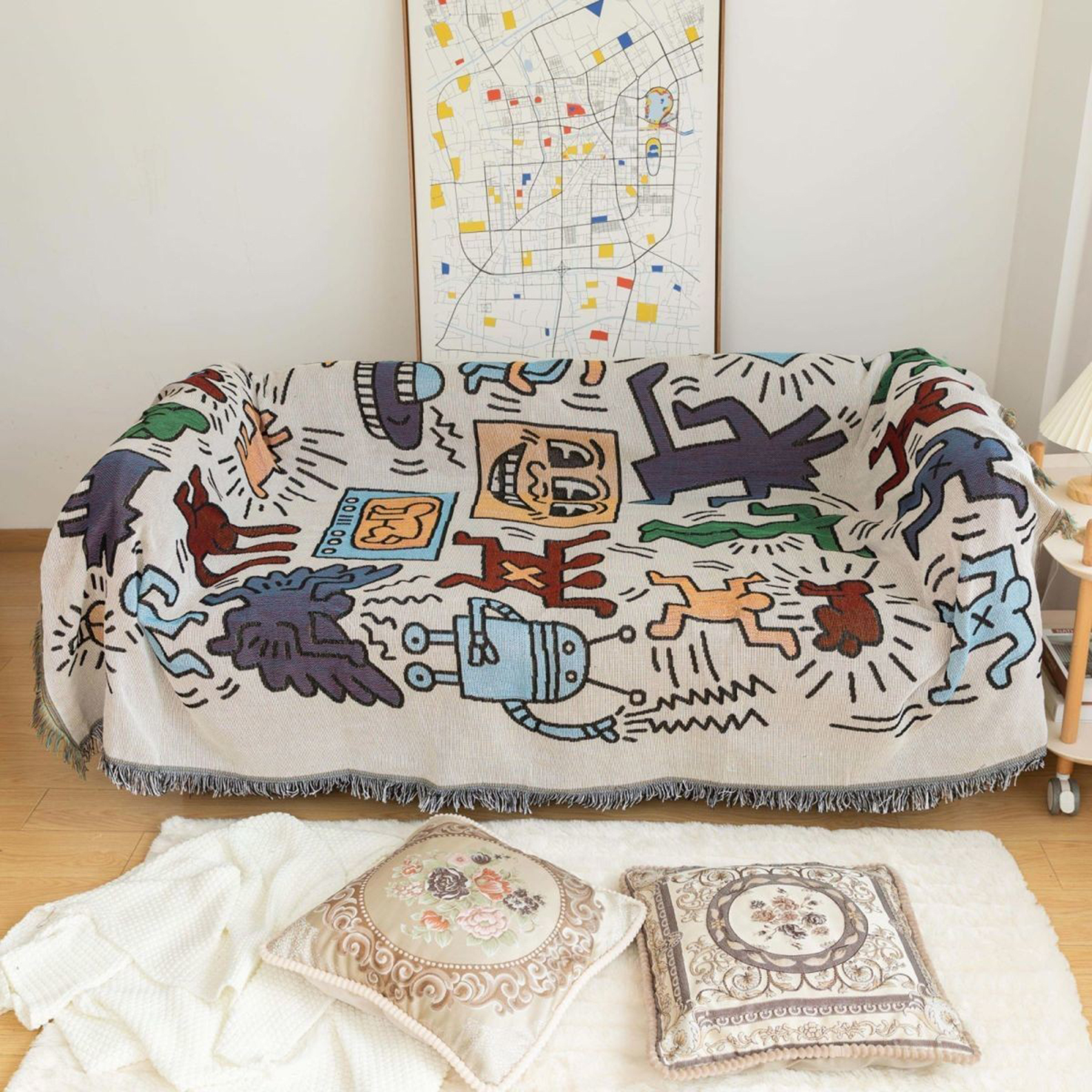 Custom Woven Tapestry Throws Blanket 2