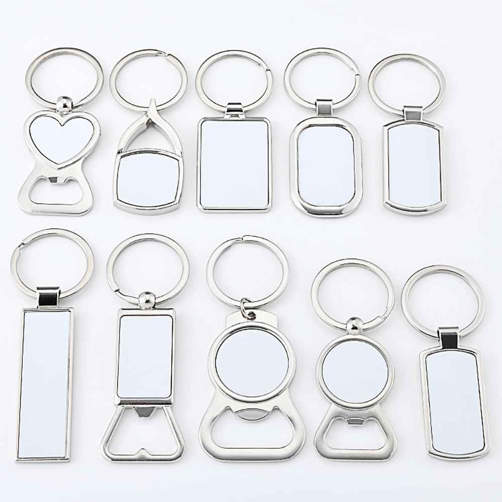 Round Shaped Metal Keychain-Full Color Dome 8