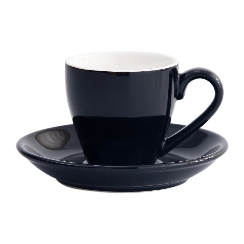 2.7 Oz Ceramic Espresso Cups and Saucer 4