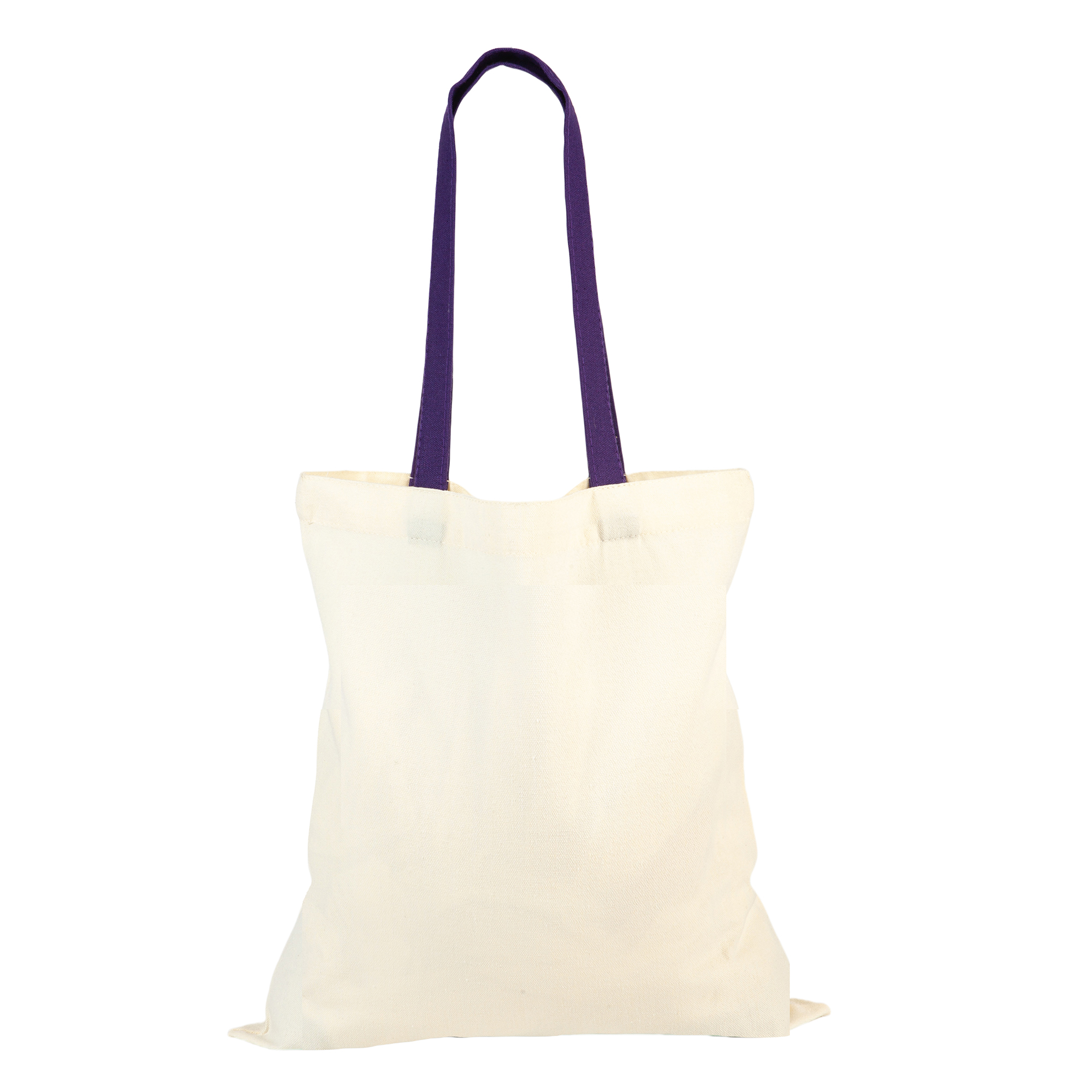 Canvas Customizable Solid Color Tote Bag, custom tote bag with logo imprint 3