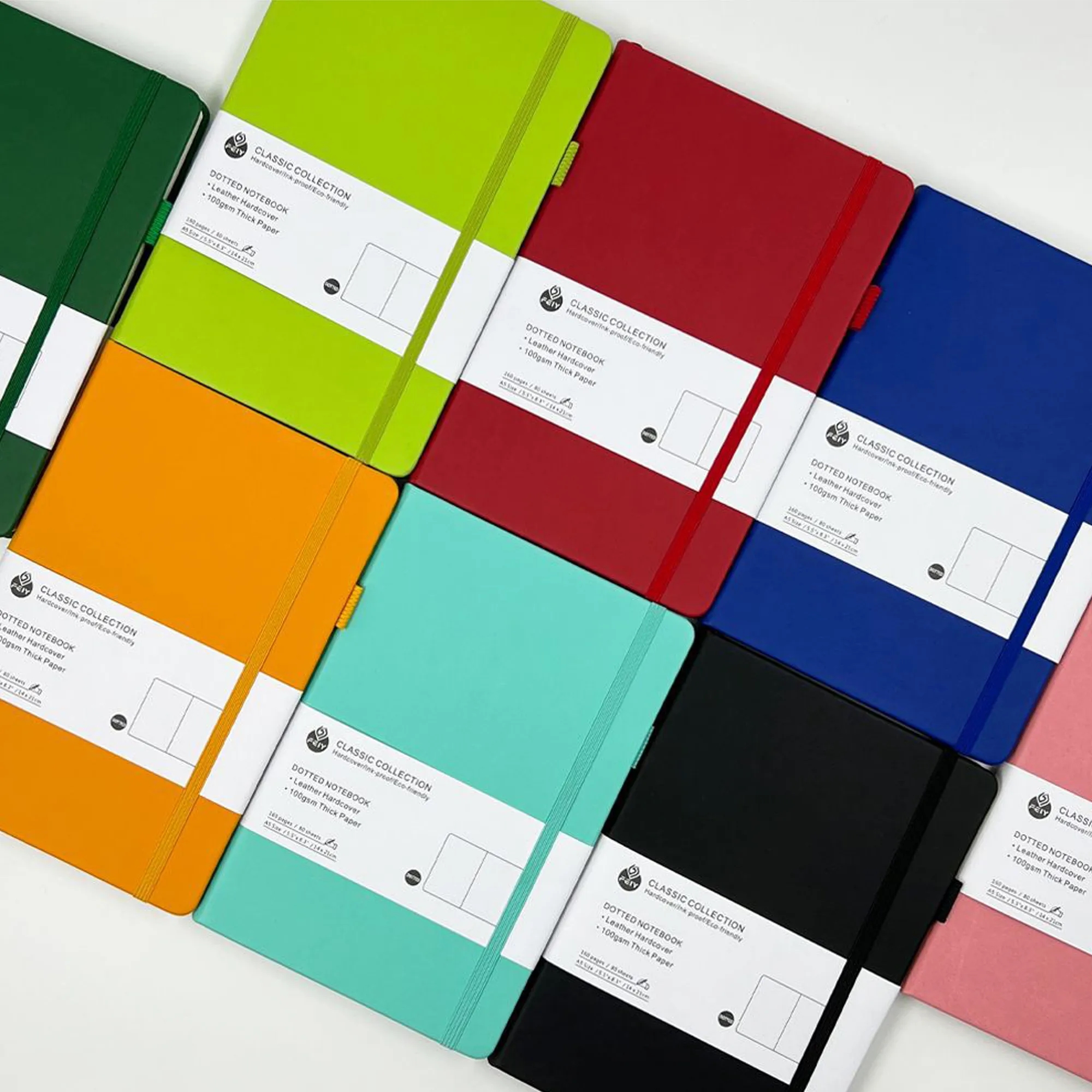 A5 Elastic Closure Business Notebook 7