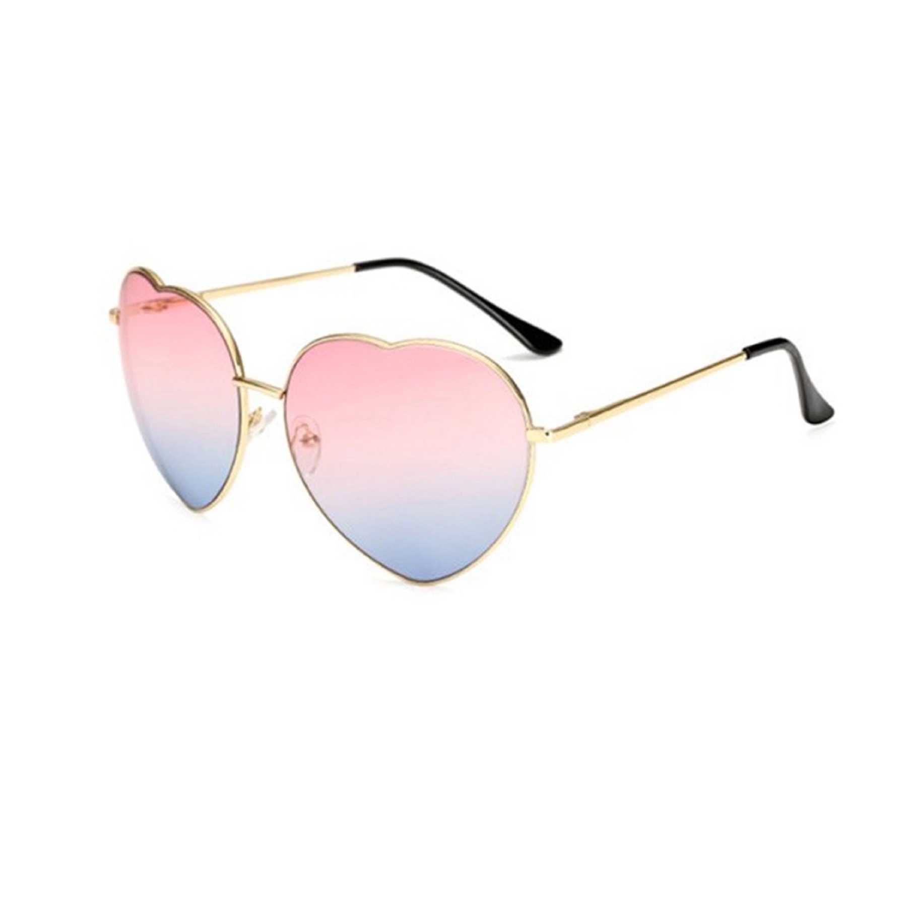 Heart Shape Vintage Retro Metal frame Sunglasses 3