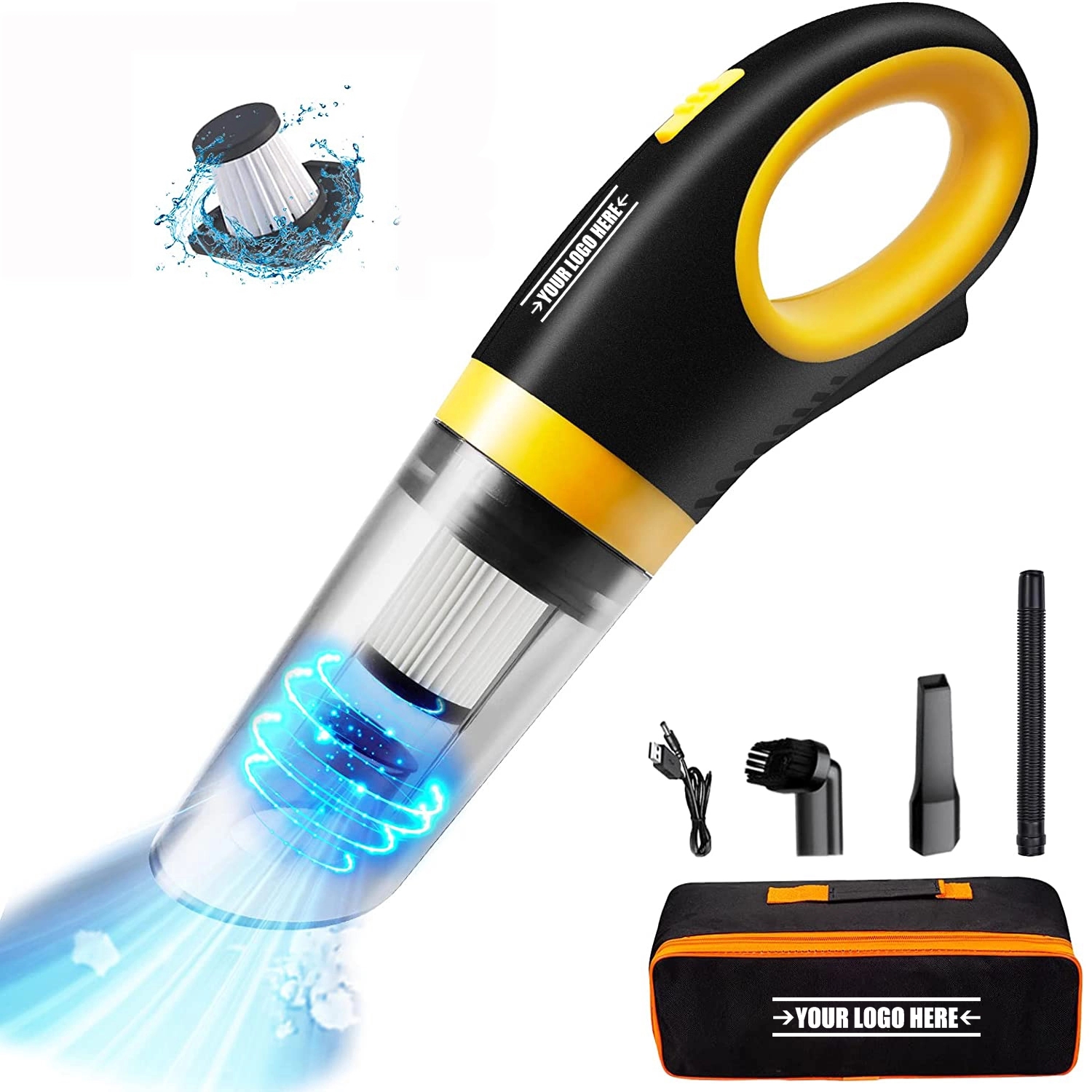 Rechargeable Vacuum Cleaner For Car And Home 7