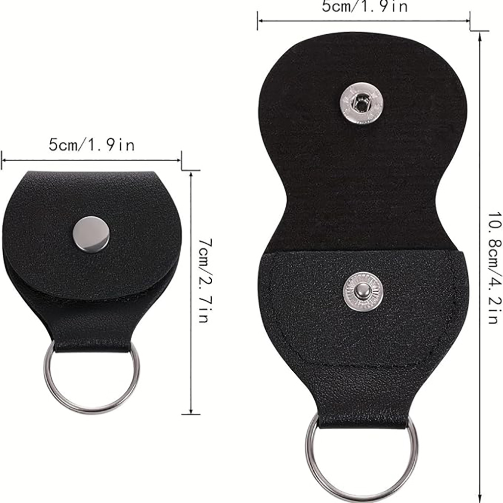 3 PCS Guitar Picks And Holder Case Including 3