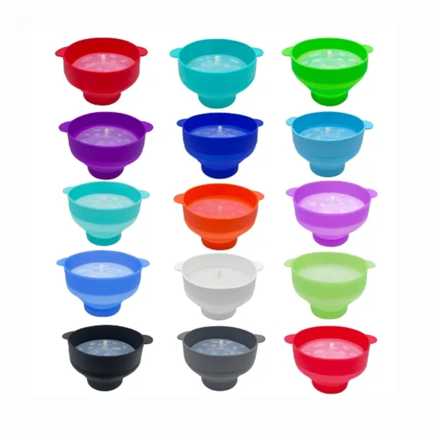 Collapsible Microwave Silicone Popcorn Bowl Maker 1