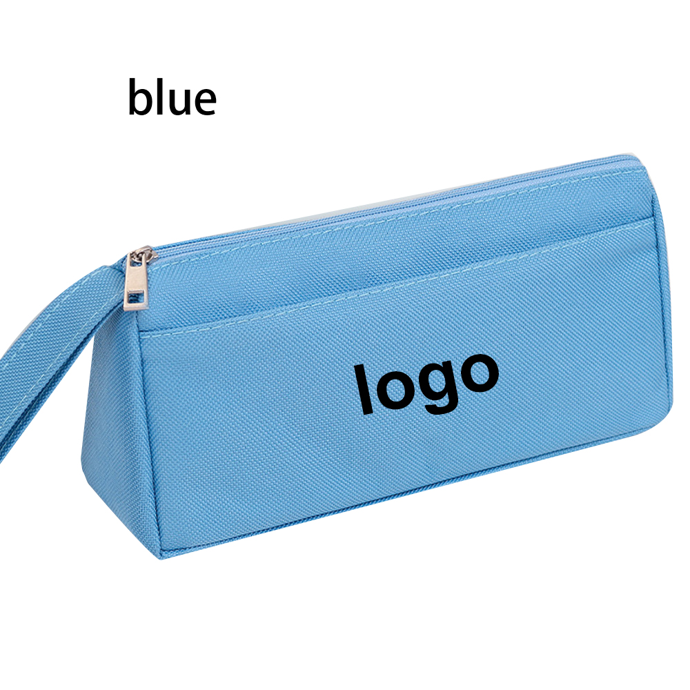 Stylish Logo-Print Pencil Case Minimalist Design 1