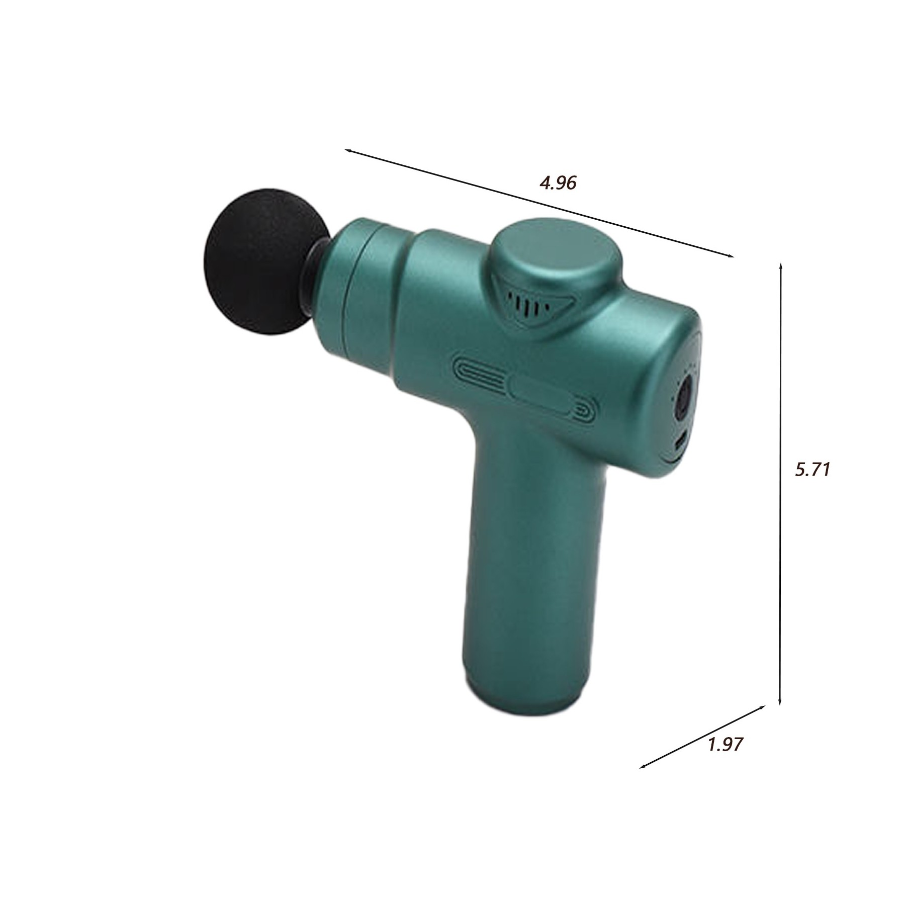 Mini Rechargeable Fascia Gun With Four Massage Heads 6