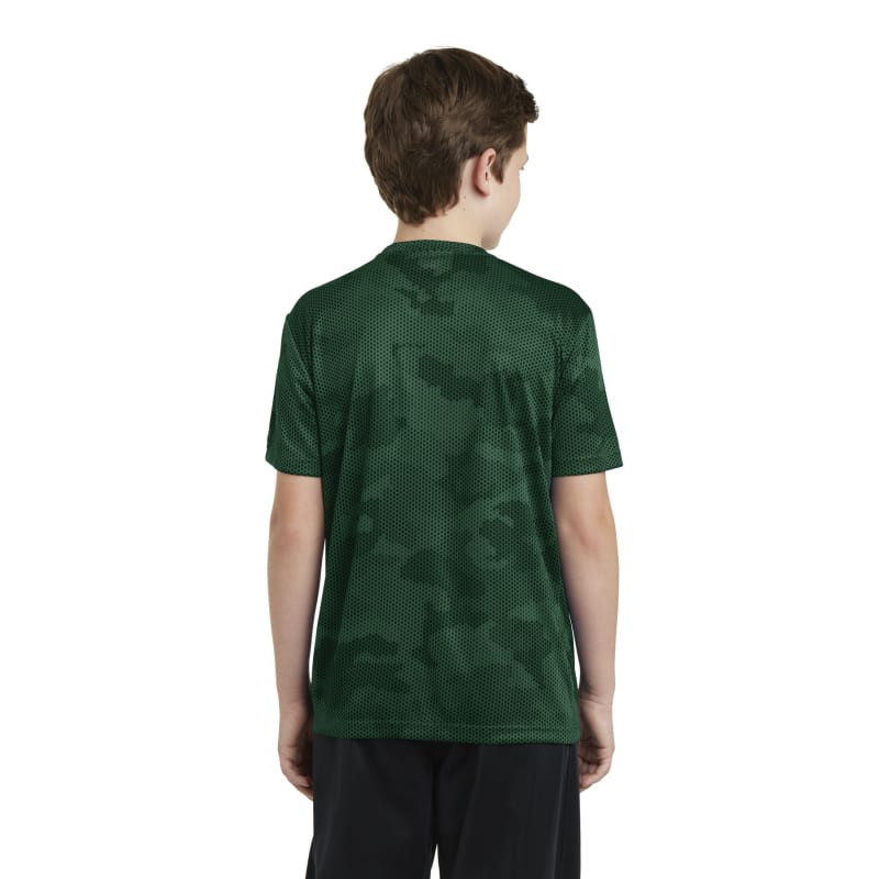 Sport-Tek Youth CamoHex Tee. 39