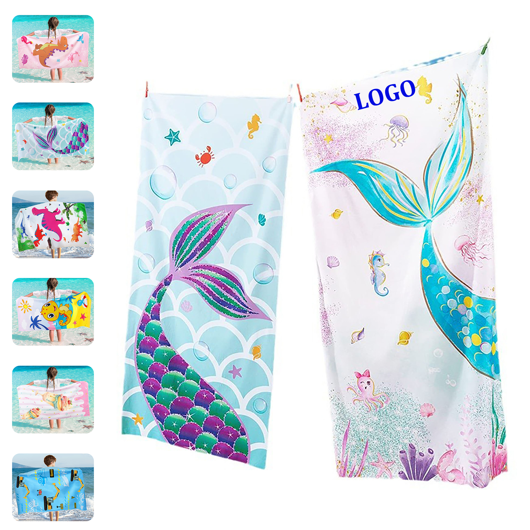 Full Color Microfiber Beach Towel 6