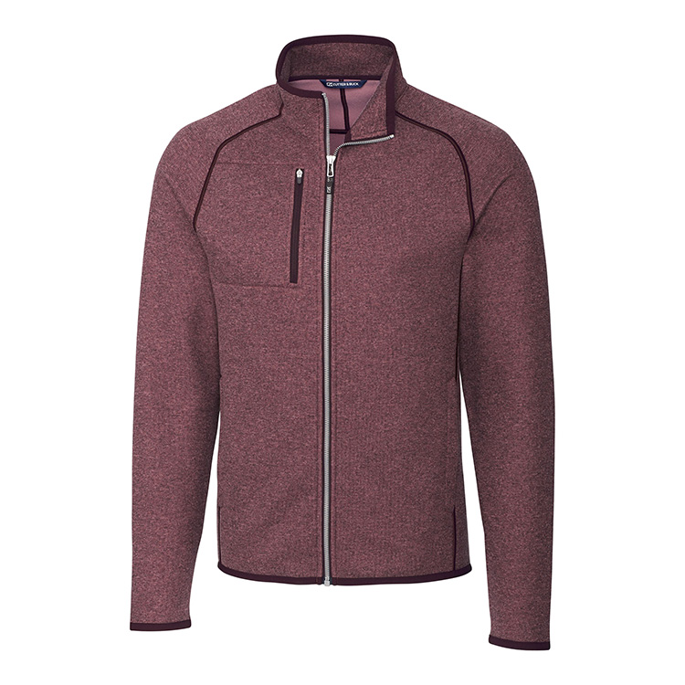Cutter & Buck Mainsail Sweater-Knit Men's Full Zip Jacket 4