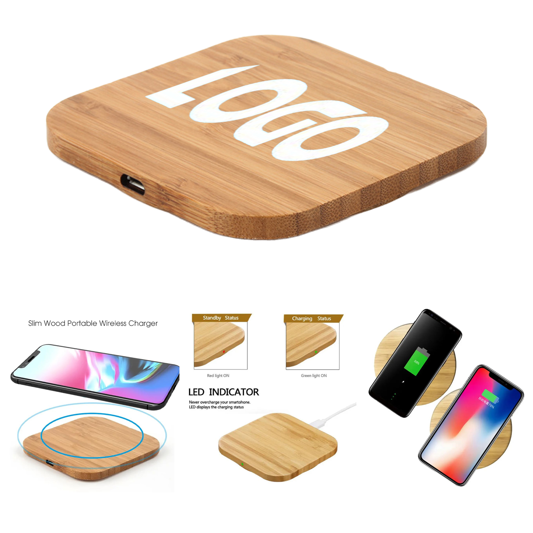 Bamboo Wireless Charger 2