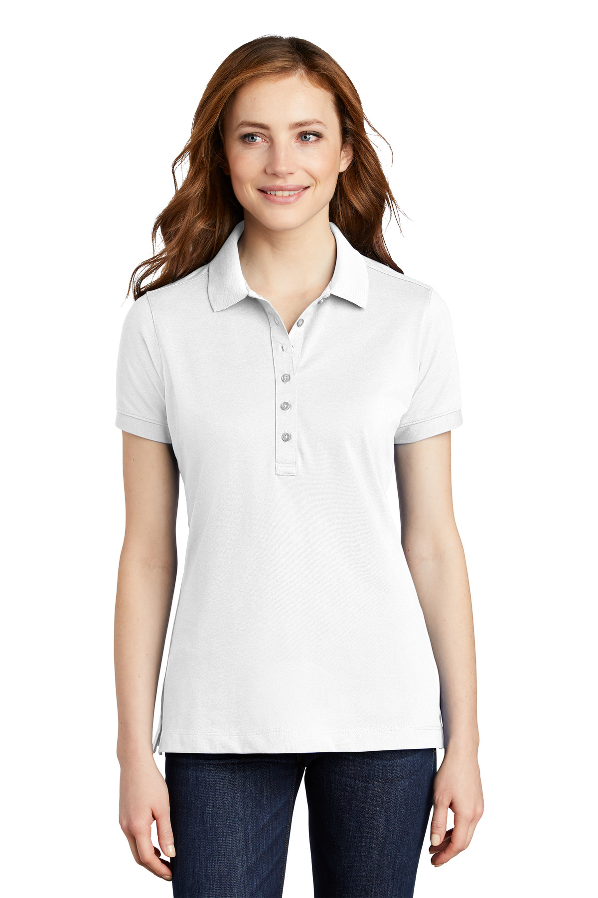 Port Authority Women's Stretch Pique Polo. L555 32