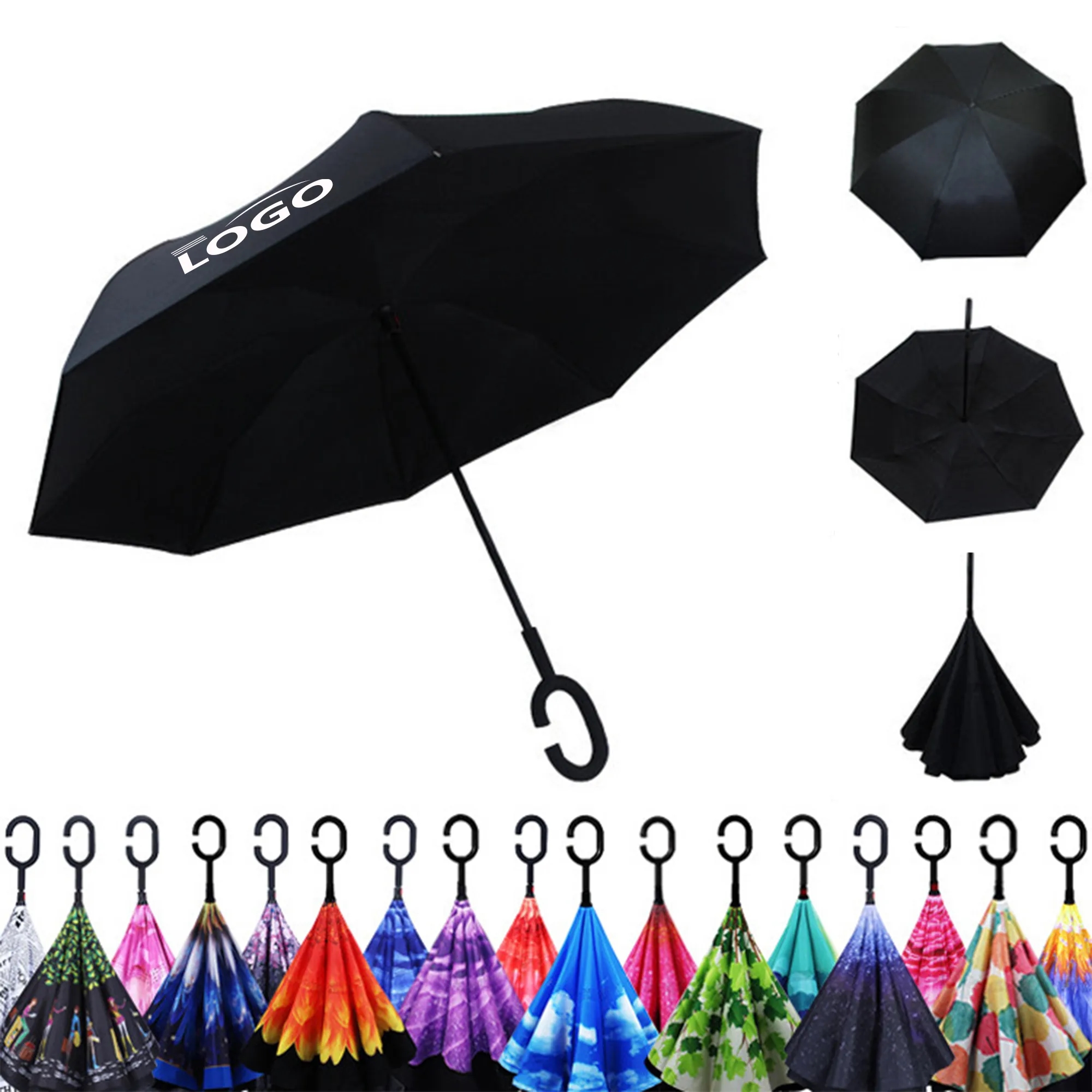 SkyView Inverted Umbrella with C-Handle