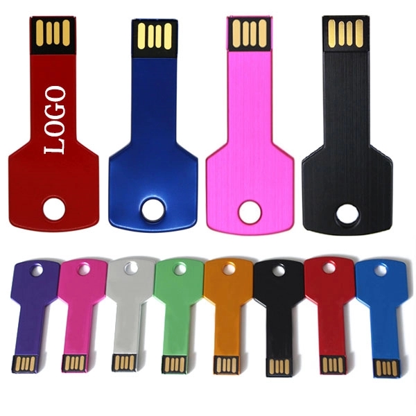 Key Shape 2GB Metal USB Flash Drive 3
