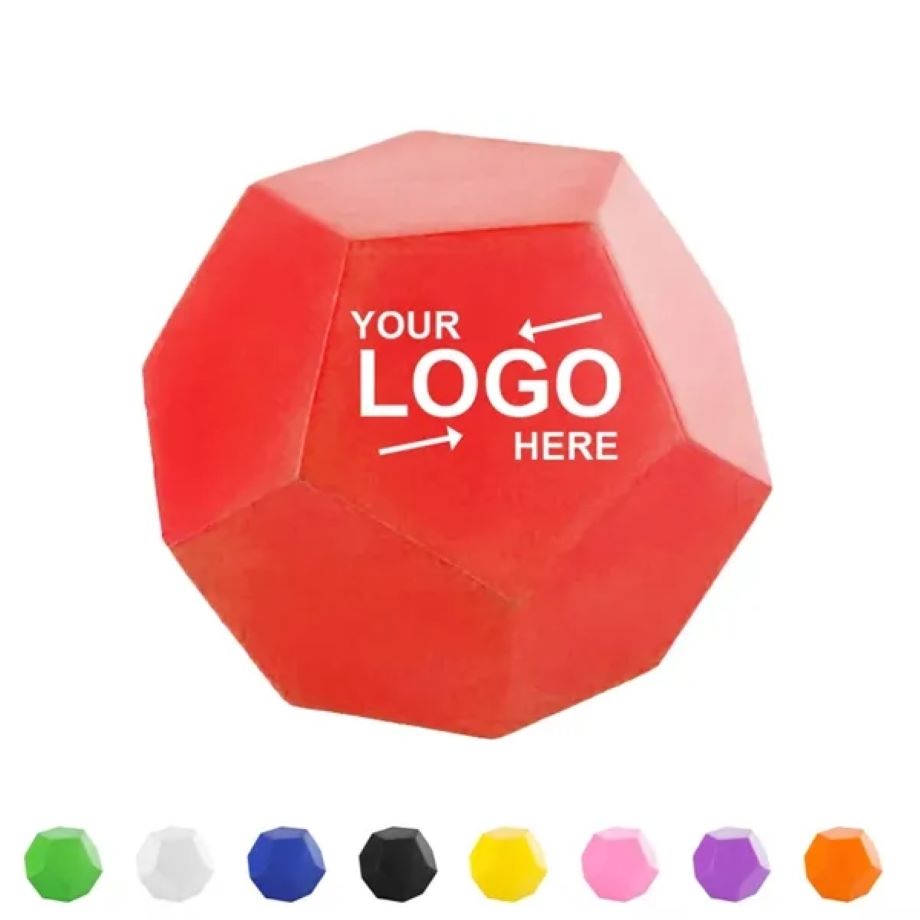 12 Sided Pu Dice Squeeze Toy Stress Reducer 2