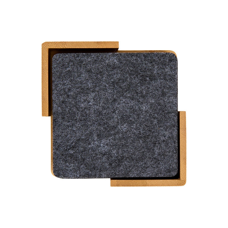 Redmond 6pc Recycled Felt Coaster Set 8